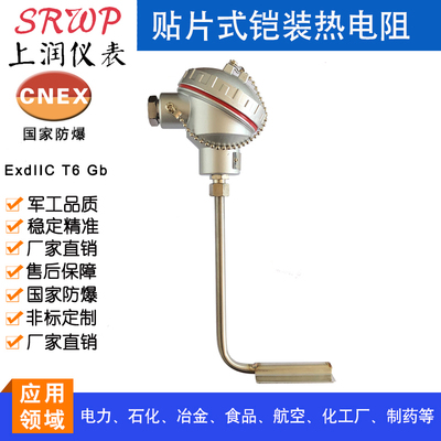 WZPK贴片式铠装热电阻 上润仪表