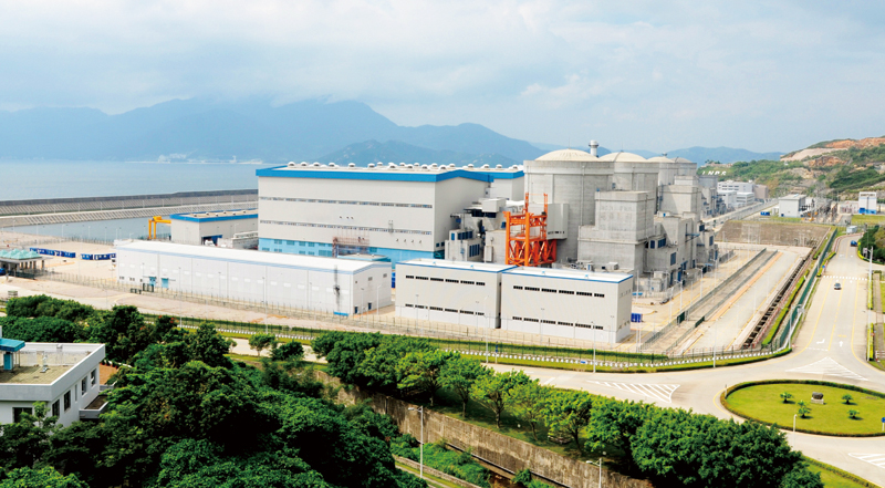 电厂二期 ( 2x1000兆瓦): 第二大使用二代核电技术的核电站，装机量1,000兆瓦